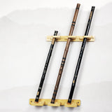 Sword Display Stand Wall Mounted Wall Decor for Wakizashi Sword Fishing Rods 3 Holes