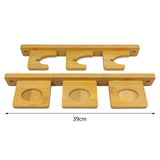 Sword Display Stand Wall Mounted Wall Decor for Wakizashi Sword Fishing Rods 3 Holes