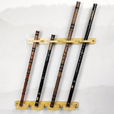 Sword Display Stand Wall Mounted Wall Decor for Wakizashi Sword Fishing Rods 4 Holes