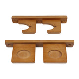 Wall Mount Sword Holder Tanto Flute Storage Rack Vertical Display Decorative 2 Slots