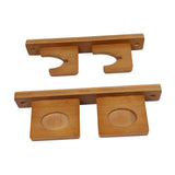 Wall Mount Sword Holder Tanto Flute Storage Rack Vertical Display Decorative 2 Slots