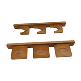 Wall Mount Sword Holder Tanto Flute Storage Rack Vertical Display Decorative 3 Slots