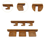 Wall Mount Sword Holder Tanto Flute Storage Rack Vertical Display Decorative 3 Slots