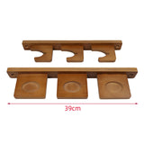 Wall Mount Sword Holder Tanto Flute Storage Rack Vertical Display Decorative 3 Slots