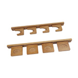 Wall Mount Sword Holder Tanto Flute Storage Rack Vertical Display Decorative 4 Slots