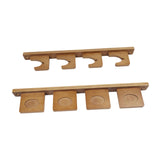 Wall Mount Sword Holder Tanto Flute Storage Rack Vertical Display Decorative 4 Slots