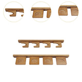 Wall Mount Sword Holder Tanto Flute Storage Rack Vertical Display Decorative 4 Slots