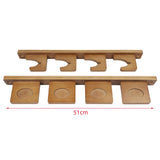 Wall Mount Sword Holder Tanto Flute Storage Rack Vertical Display Decorative 4 Slots
