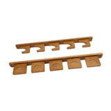 Wall Mount Sword Holder Tanto Flute Storage Rack Vertical Display Decorative 5 Slots