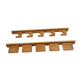 Wall Mount Sword Holder Tanto Flute Storage Rack Vertical Display Decorative 5 Slots