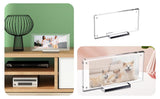 Maxbell 2xPicture Frame Holder with Base Clear Sturdy for Collectors Collection Photos