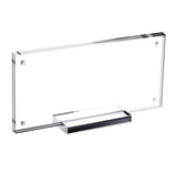 Maxbell 2xPicture Frame Holder with Base Clear Sturdy for Collectors Collection Photos