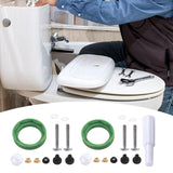 Maxbell Toilet Tank to Bowl Coupling Kit School Office for Flush Valve Opening Tanks Without Wrench