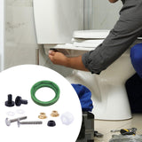 Maxbell Toilet Tank to Bowl Coupling Kit School Office for Flush Valve Opening Tanks Without Wrench