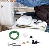 Maxbell Toilet Tank to Bowl Coupling Kit School Office for Flush Valve Opening Tanks Without Wrench