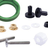 Maxbell Toilet Tank to Bowl Coupling Kit School Office for Flush Valve Opening Tanks Without Wrench