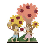 Fall Thanksgiving Wood Tree Ornament Wood for Door Yard Living Room Festival Style A
