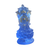 Buddha Sculpture Ideal Gifts Desktop Figurine for Festival Bedroom Bookshelf Blue