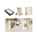 Shadow Box Frame Table Decoration Wall Decor Picture Frame for Dried Flowers Black