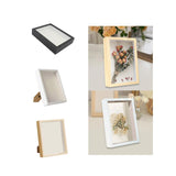 Shadow Box Frame Table Decoration Wall Decor Picture Frame for Dried Flowers Black