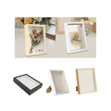 Shadow Box Frame Table Decoration Wall Decor Picture Frame for Dried Flowers Black