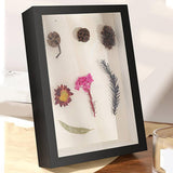 Shadow Box Frame Table Decoration Wall Decor Picture Frame for Dried Flowers Black