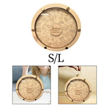 Piggy Bank Clear Window Decorative Adults Kids Gift Round Adventure Fund Jar 15cm