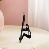 Stickman Phone Holder Home Ornaments Phone Stand for Office Household Travel Black