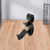Stickman Phone Holder Home Ornaments Phone Stand for Office Household Travel Black