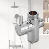 Maxbell Shower Head Diverter Valve Shower Arm Diverter Valve for Bathroom Home 2cm 2cm 2cm Silver