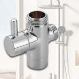 Maxbell Shower Head Diverter Valve Shower Arm Diverter Valve for Bathroom Home 2cm 2cm 2cm Silver