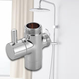 Maxbell Shower Head Diverter Valve Shower Arm Diverter Valve for Bathroom Home 2cm 2cm 2cm Silver