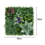 Artificial Plant Wall Panel Greenery Wall Backdrop for Indoor Birthday Party Style A
