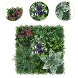 Artificial Plant Wall Panel Greenery Wall Backdrop for Indoor Birthday Party Style A