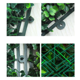 Artificial Plant Wall Panel Greenery Wall Backdrop for Indoor Birthday Party Style A