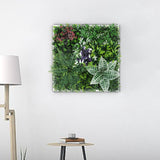 Artificial Plant Wall Panel Greenery Wall Backdrop for Indoor Birthday Party Style A