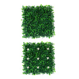 Artificial Plant Wall Panel Fake Greenery Backdrop for Garden Indoor Outdoor Green