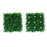 Artificial Plant Wall Panel Fake Greenery Backdrop for Garden Indoor Outdoor Green