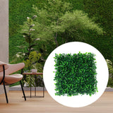 Artificial Plant Wall Panel Fake Greenery Backdrop for Garden Indoor Outdoor Green