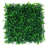 Artificial Plant Wall Panel Fake Greenery Backdrop for Garden Indoor Outdoor Green
