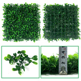 Artificial Plant Wall Panel Fake Greenery Backdrop for Garden Indoor Outdoor Green