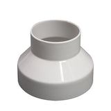 Maxbell Air Duct Adapter Duct Connector for Extractor Pipe Inline Ventilation System 180mm to 110mm