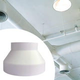 Maxbell Air Duct Adapter Duct Connector for Extractor Pipe Inline Ventilation System 180mm to 110mm