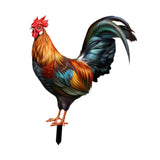 Decorative Garden Insert Hen Hen Animals Stakes for Pathway Farm Outdoor