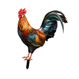 Decorative Garden Insert Hen Hen Animals Stakes for Pathway Farm Outdoor