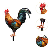 Decorative Garden Insert Hen Hen Animals Stakes for Pathway Farm Outdoor