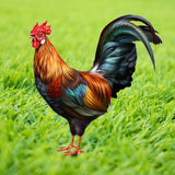 Decorative Garden Insert Hen Hen Animals Stakes for Pathway Farm Outdoor