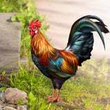 Decorative Garden Insert Hen Hen Animals Stakes for Pathway Farm Outdoor