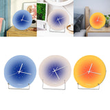 Wall Clock Nordic Mute Easily Hanging Table Clock for Kitchen Home Room style A