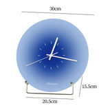 Wall Clock Nordic Mute Easily Hanging Table Clock for Kitchen Home Room style A